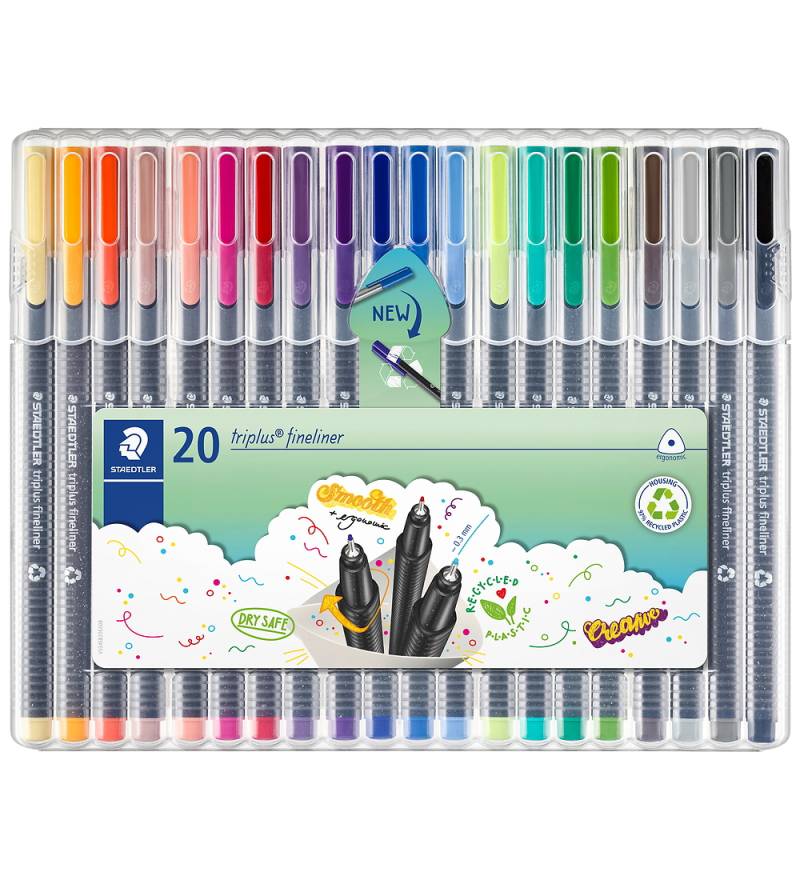 Staedtler Filzstifte - 20 st. - Triplus Fineliner - 0,3 mm - Staedtler - One Size - Filzstifte Staedtler Filzstifte - 20 st. - Triplus Fineliner - 0,3 mm - Staedtler - One Size - Filzstifte von Staedtler