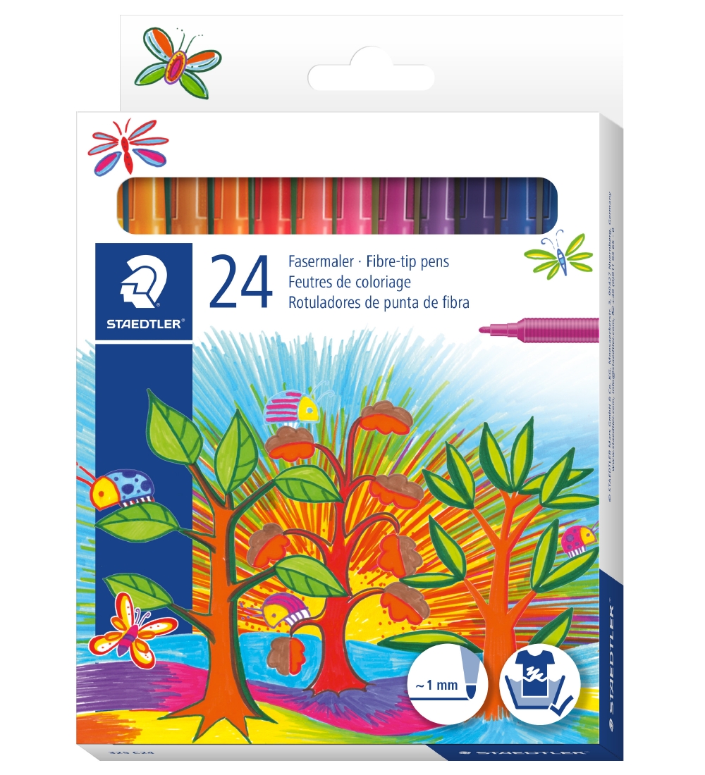 Staedtler Filzstifte - 24 st. - Noris Faserstifte - 1 mm - Staedtler - One Size - Filzstifte Staedtler Filzstifte - 24 st. - Noris Faserstifte - 1 mm - Staedtler - One Size - Filzstifte von Staedtler