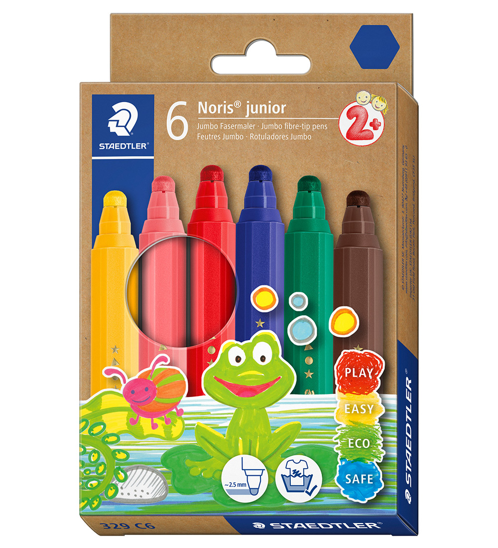 Staedtler Filzstifte - 6 st. - Noris Junior - 2,5 mm - Staedtler - One Size - Filzstifte Staedtler Filzstifte - 6 st. - Noris Junior - 2,5 mm - Staedtler - One Size - Filzstifte von Staedtler
