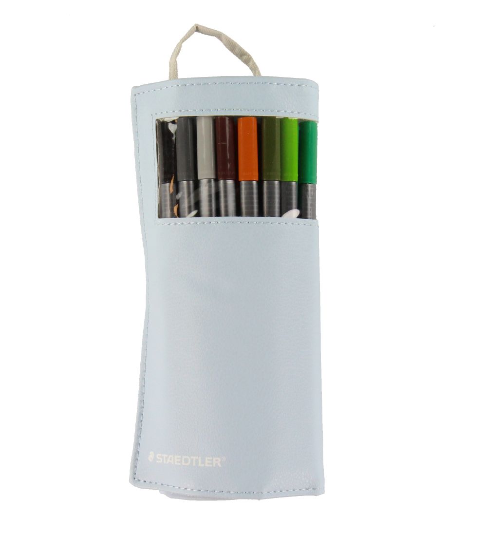 Staedtler Filzstifte m. Federmäppchen - 20 st. - 0,3 mm - Hellbl - Staedtler - One Size - Filzstifte von Staedtler