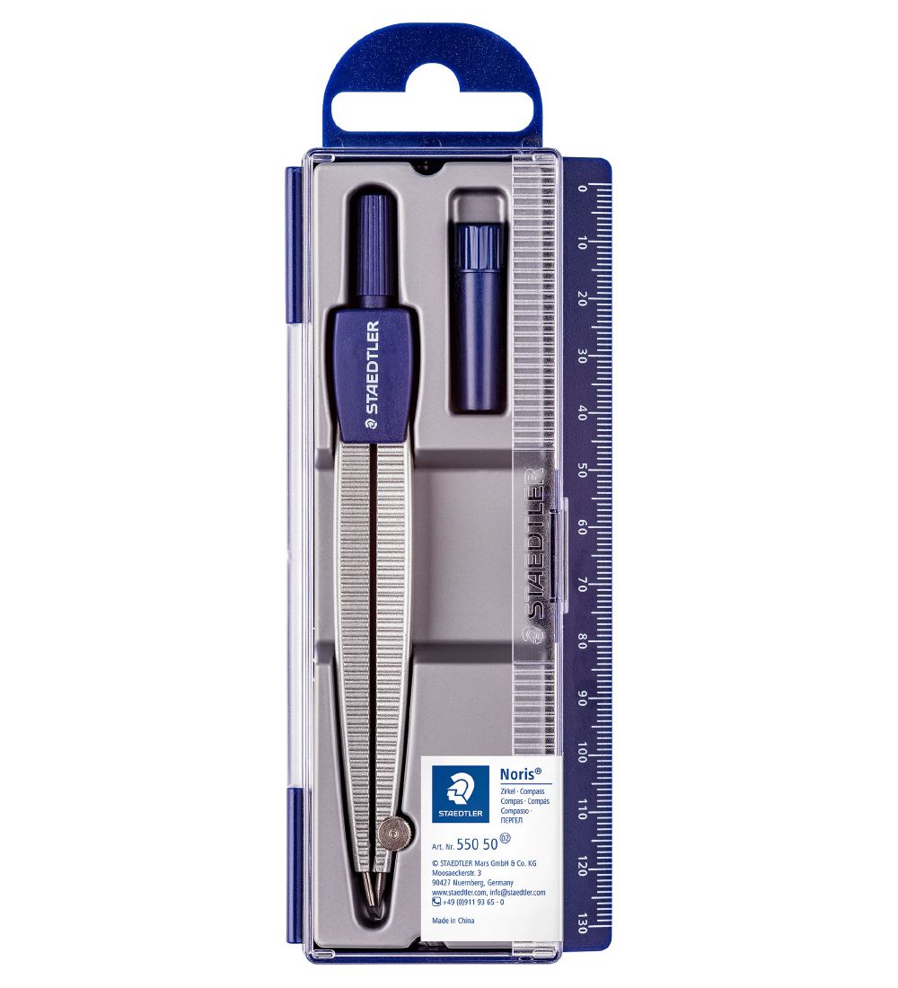 Staedtler Fits - Box m. Lineal - Staedtler - One Size - Zirkel Staedtler Fits - Box m. Lineal - Staedtler - One Size - Zirkel von Staedtler
