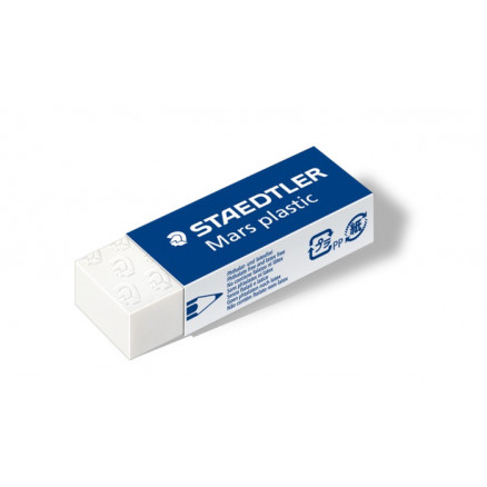 Staedtler Mars Plastik Radiergummi 65x23x13mm - 1 Stk von Staedtler