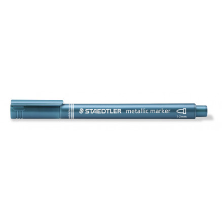 Staedtler Marker Stift Metallic Blau 1-2mm - 1 Stk von Staedtler