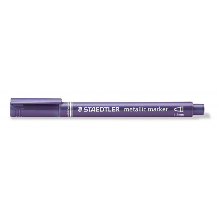 Staedtler Marker Stift Metallic Violett 1-2mm - 1 Stk von Staedtler