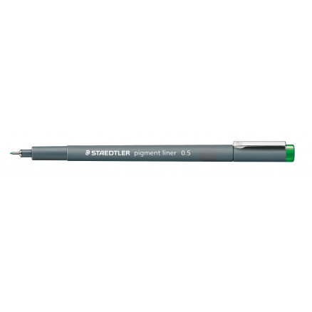 Staedtler Pigment Liner Stift Grün 0,5mm - 1 Stk von Staedtler