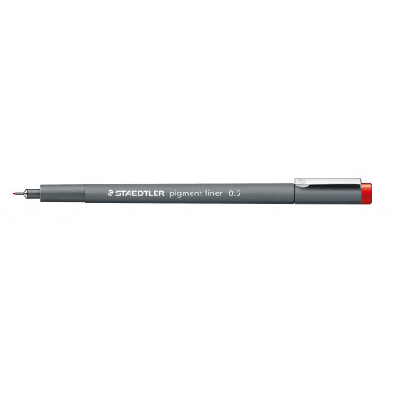 Staedtler Pigment Liner Stift Rot 0,5mm - 1 Stk Staedtler Pigment Liner Stift Rot 0,5mm - 1 Stk von Staedtler