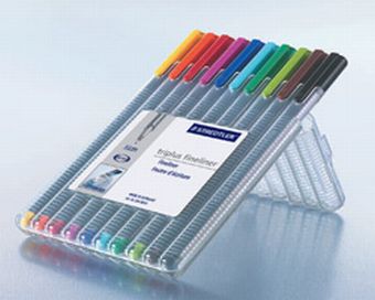 Staedtler Triplus Fineliner 10Er-Et 334Sb10 von Staedtler