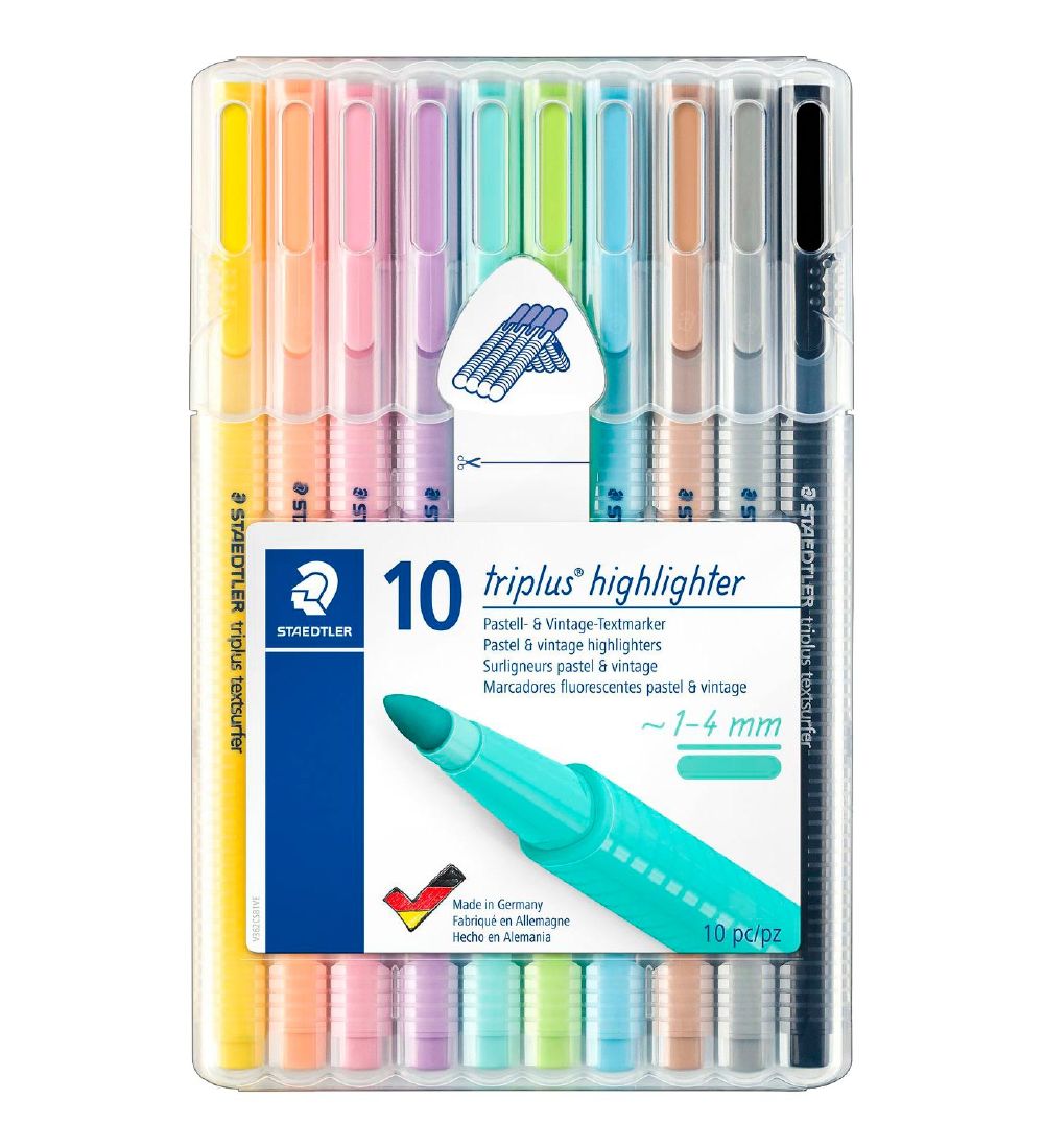 Staedtler Tuschen - 10 st. - Textmarker - Pastel & V - Staedtler - One Size - Filzstifte Staedtler Tuschen - 10 st. - Textmarker - Pastel & V - Staedtler - One Size - Filzstifte von Staedtler