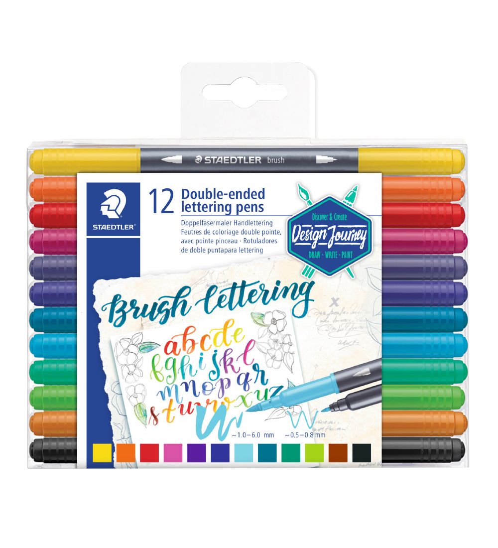Staedtler Tuschen - 12 st. - Doppel - Staedtler - One Size - Filzstifte Staedtler Tuschen - 12 st. - Doppel - Staedtler - One Size - Filzstifte von Staedtler