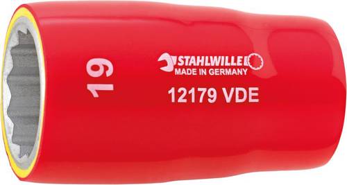 Stahlwille 12179 VDE-19 03370019 Doppelsechskant Steckschlüsseleinsatz 19mm 1/2  (12.5 mm) von Stahlwille