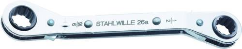 Stahlwille 26A 1/4 X 5/16 RATSCHENRINGSCHLUESSEL 41551620 Doppel-Ratschenringschlüssel von Stahlwille