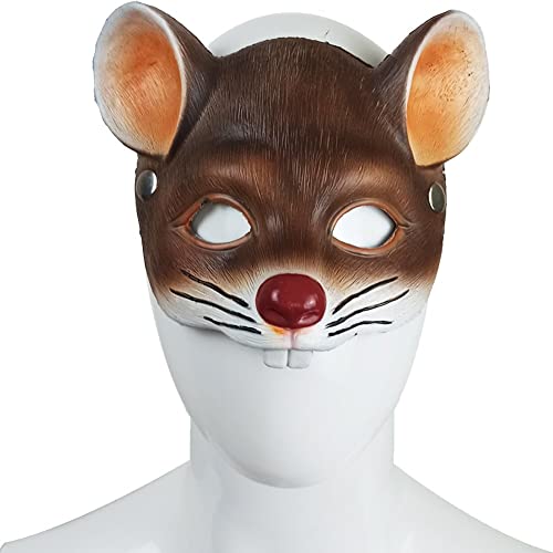 Stakee 3d Animas Masken Maus -cosplay -maske Halbe Gesichtsmaske Maskerade Party Mask Tier -themenpartymaske Für Erwachsene von Stakee