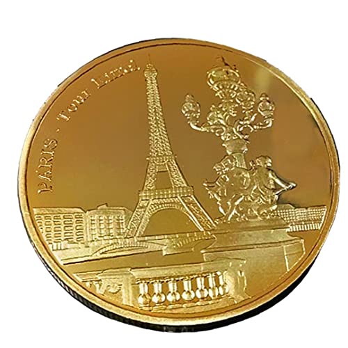Stakee - Eiffel Sammelbar Gold Plattiert Souvenirmünze Berühmte Gebäudesammlung Kunst Gedenkmünze Stakee - Eiffel Sammelbar Gold Plattiert Souvenirmünze Berühmte Gebäudesammlung Kunst Gedenkmünze von Stakee