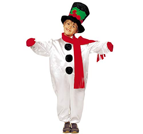 Stamco Kinder Kostüm Schneemann Yannis Weihnachten Fasching Karneval (128) von Stamco