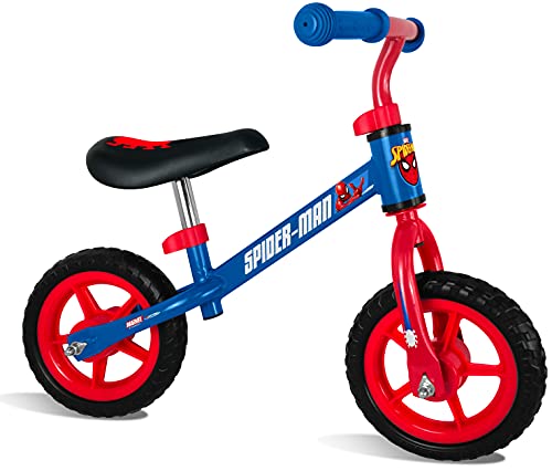STAMP Jungen LAUFRAD Spiderman Running Bike, Blau, 10 inch STAMP Jungen LAUFRAD Spiderman Running Bike, Blau, 10 inch von Stamp