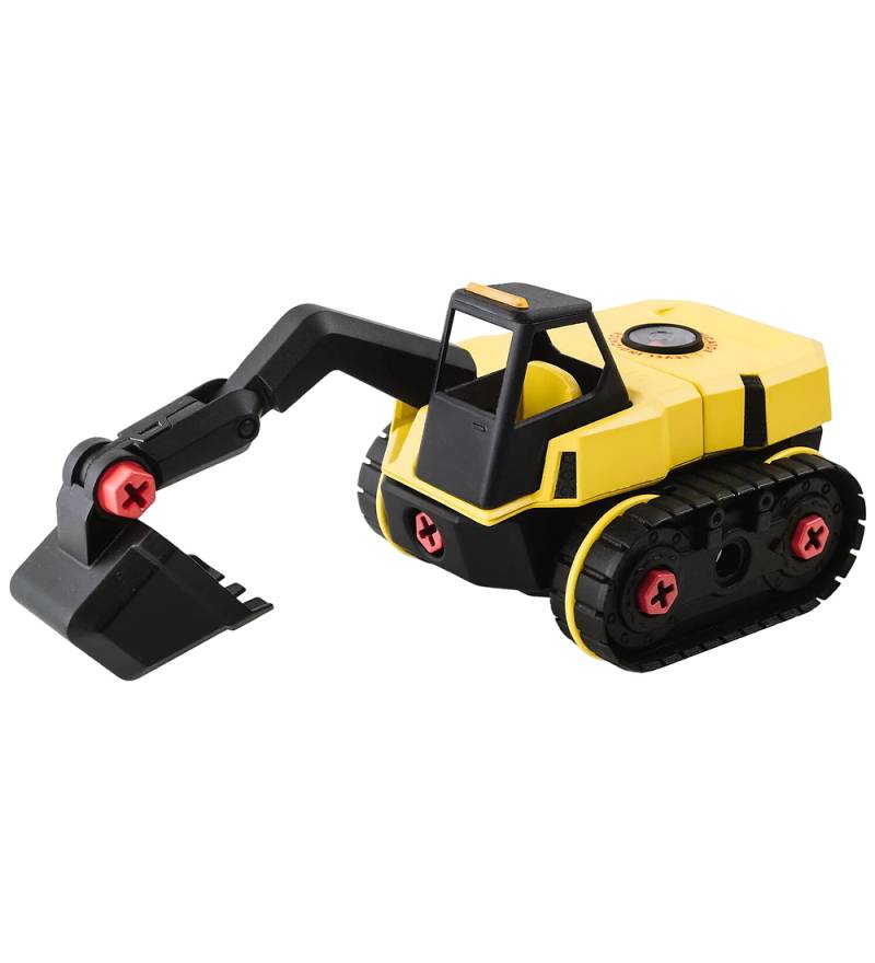 Stanley Jr. Bagger - 24 Teile - Gelb/Schwarz - Stanley Jr. - One Size - Autos von Stanley Jr.