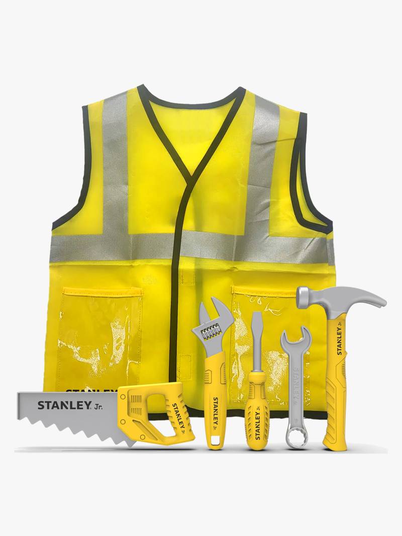 Stanley Jr. Bauarbeiter-Set 6 Teile, Gelb von Stanley Jr.