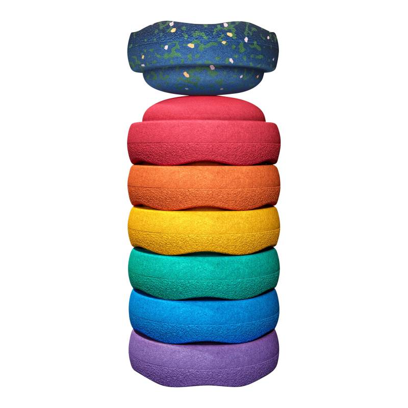 Stapelstein Stapelstein Mini Rainbow Spring Special von Stapelstein