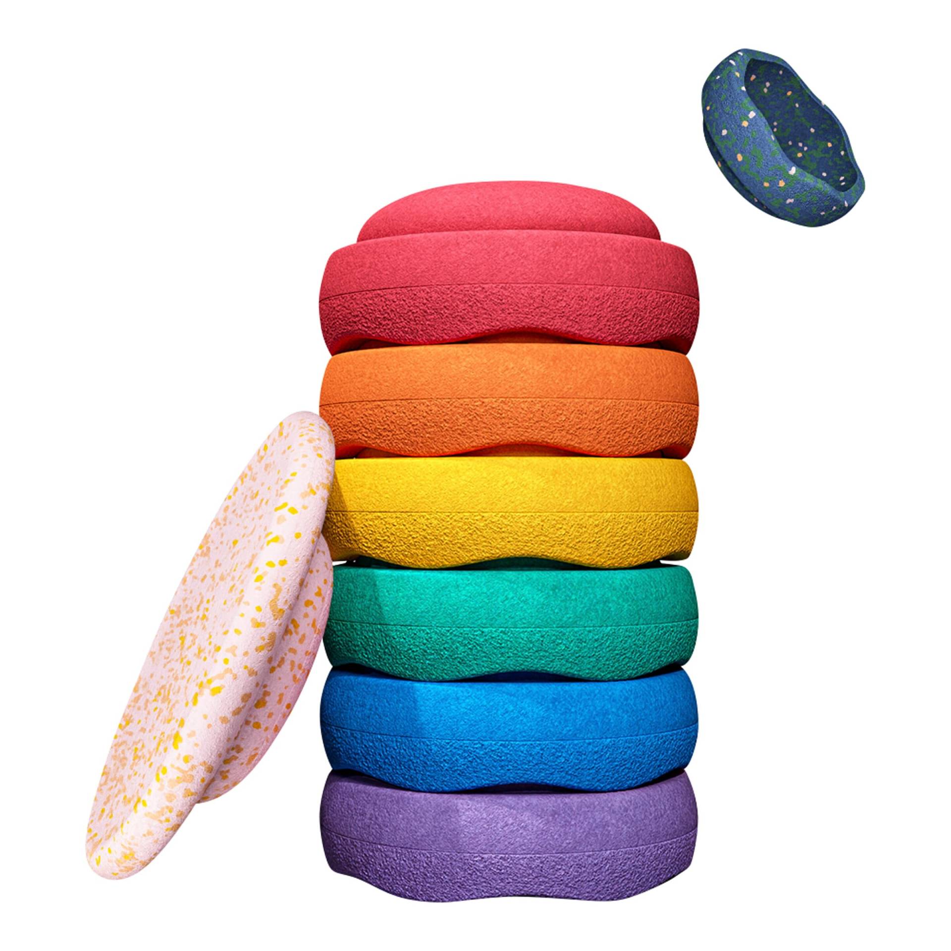 Stapelstein Stapelstein Rainbow Set Spring Special von Stapelstein