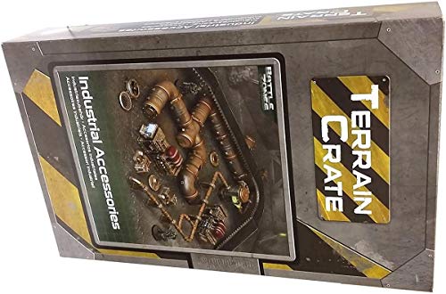 Unbekannt Terrain Crate: Industrial Accessories - EN, 79250 von Mantic Games
