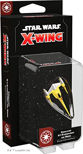 Atomic Mass Games, Star Wars: X-Wing 2. Edition – Königl. N-1-Sternenjäger Naboo, Erweiterung, Tabletop, 2 Spieler, Ab 14+ Jahren, 45+ Minuten, Deutsch von Fantasy Flight Games