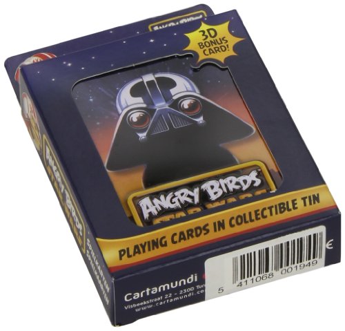 Cartamundi 22517860 Angry Birds 22500194-Angry Star Wars Spielkarten, Darth Vader von Star Wars