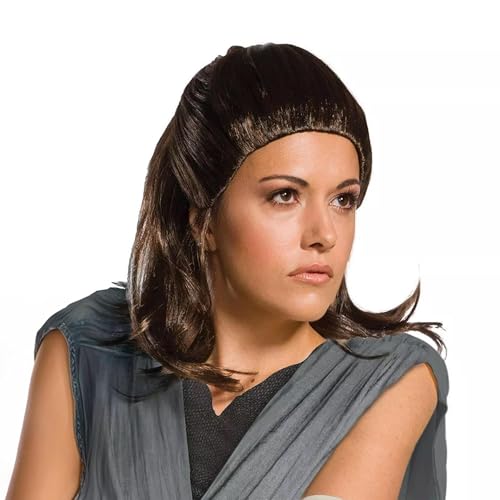 Generique - Rey-Damenperücke The Last Jedi Lizenz-Zubehör braun Generique - Rey-Damenperücke The Last Jedi Lizenz-Zubehör braun von Star Wars