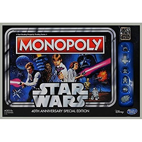 Hasbro Monopoly Star Wars 40th Anniversary Spiel, Special Edition von Star Wars