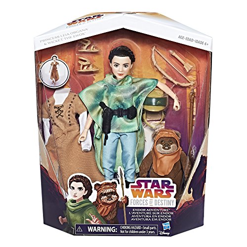 Hasbro Star Wars C1631EU4 "Die Mächte des Schicksals 11" Lea & Ewok" Action Puppen Spielset von Star Wars
