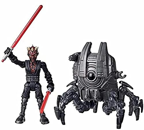 Hasbro Star Wars Mission Fleet Gear Class Darth Maul Sith Probe Pursuit 6 cm Figur und Fahrzeug, Kinder ab 4 Jahren Hasbro Star Wars Mission Fleet Gear Class Darth Maul Sith Probe Pursuit 6 cm Figur und Fahrzeug, Kinder ab 4 Jahren von Star Wars