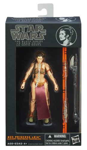 Hasbro Star Wars The Black Series #05 Princess Leia Slave Outfit 6 Inch Figure by by von Star Wars