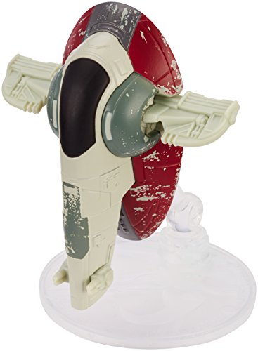 Hot Wheels – Star Wars – Starships – Boba Fett's Slave 1 – Miniatur Diecast Modell + Display von Star Wars