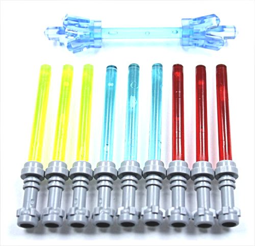 LEGO STAR WARS - 9 Laserschwerter Lichtschwert 3x blau/ 3x grün/ 3x rot + Zepter hellblau LEGO STAR WARS - 9 Laserschwerter Lichtschwert 3x blau/ 3x grün/ 3x rot + Zepter hellblau von LEGO