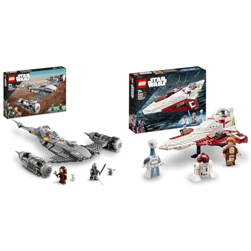 LEGO Star Wars Der N-1 Starfighter des Mandalorianers aus Das Buch von Boba Fett & Star Wars Obi-Wan Kenobis Jedi Starfighter, Spielzeug zum Bauen mit Taun We LEGO Star Wars Der N-1 Starfighter des Mandalorianers aus Das Buch von Boba Fett & Star Wars Obi-Wan Kenobis Jedi Starfighter, Spielzeug zum Bauen mit Taun We von Star Wars