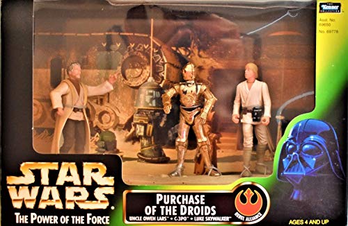 Purchase of the Droids Set mit Uncle Owen Lars, C-3PO & Luke Skywalker - Star Wars "Power of the Force" Collection von Kenner / Hasbro von Star Wars