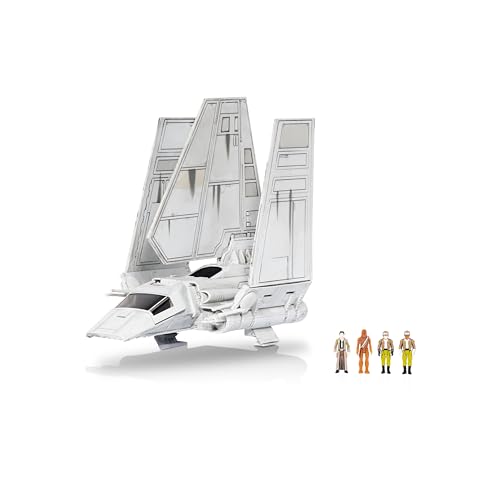 STAR WARS Micro Galaxy Squadron Tydirium Shuttle – 17,8 cm Fahrzeug mit einzigartiger Deko und vier 2,5 cm großen Mikrofiguren-Zubehör von Star Wars