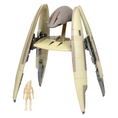 STAR WARS - Mystery Pack Micro Galaxy Squadron Geier für 3-Zoll-Fahrzeug und 2,5-Zoll-Fahrzeug mit Mikro-Figur-Zubehör von Star Wars
