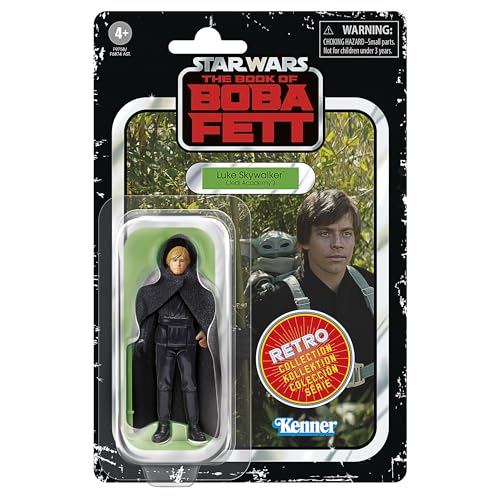 STAR WARS Retro Collection Luke Skywalker (Jedi Academy), The Book of Boba Fett, 9,5 cm, Sammel-Actionfiguren, ab 4 Jahren von Star Wars
