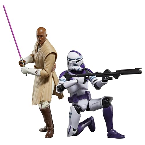 STAR WARS The Black Series Mace Windu & 187th Legion Clone Trooper Actionfiguren-Set Clones of The Republic (G0212) von Star Wars
