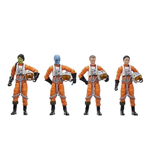 STAR WARS The Vintage Collection X-Wing Pilot Ahsoka 9,5 cm Actionfiguren zum Sammeln, 4 Stück von Star Wars