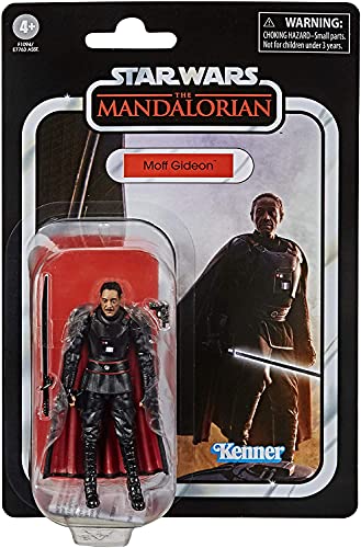 Star Wars Hasbro The Vintage Collection Carbon-Kollektion Moff Gideon Spielzeug, 9,5 cm große The Mandalorian Action-Figur, für Kids ab 4 Jahren F27155L00 Mehrfarbig von Star Wars