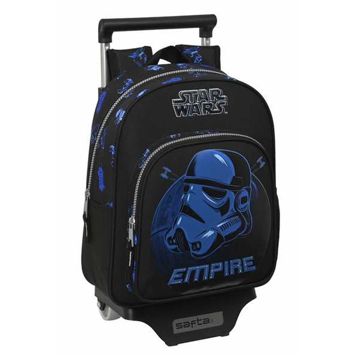 Schulrucksack mit Rädern Star Wars Digital escape Schwarz 27 x 33 x 10 cm von Star Wars