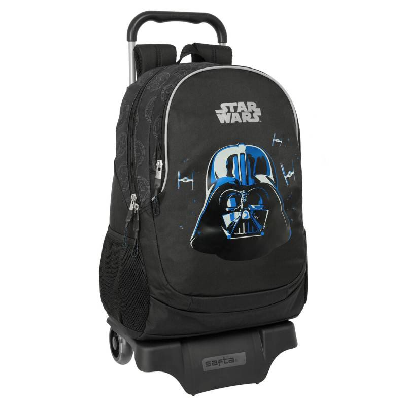 Schulrucksack mit Rädern Star Wars Rebellion Schwarz 32 x 44 x 16 cm von Star Wars