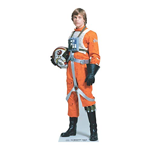 STAR CUTOUTS U828610 Star Wars SC483 Offizieller Luke Skywalker Pappaufsteller in Lebensgröße, Einfarbig, Regular von STAR CUTOUTS