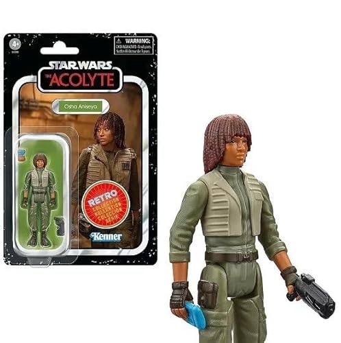 Star Wars : Acolyte The Retro Collection – Figur mit Gelenken, 10 cm – Osha Aniseya Star Wars : Acolyte The Retro Collection – Figur mit Gelenken, 10 cm – Osha Aniseya von Star Wars