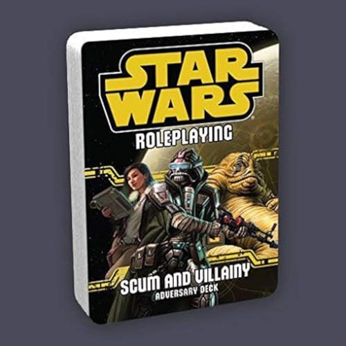 Star Wars 331157 Adversary Deck Scum and Villainy RPG Brettspiel, Mehrfarbig von Star Wars