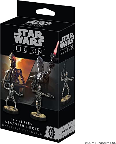 Star Wars Atomic Mass Games Legion IG-Series Assassin Droids Expansion | Two Player Miniatures Battle Game | Strategy Game | Ages 14+ | Average Playtime 3 Hours | Made, Multicolor (SWL99) von Atomic Mass Games