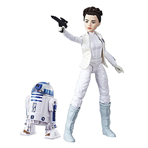 Hasbro Star Wars C1629ES "Die Mächte des Schicksals 11" Deluxe Action Puppen 2er Set - LEIA und R2D2" Actionfigur von Star Wars