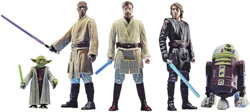 Star Wars Celebrate The Saga Spielzeuge Orden der Jedi Action-Figuren Set, 9,5 cm große Sammelfiguren 5er-Pack, für Kids ab 4 Jahren von Star Wars