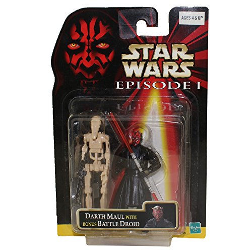 Star Wars Episode I Darth Maul (Jedi Duel) with Bonus Battle Droid Two Figure Pack - International Version von Star Wars